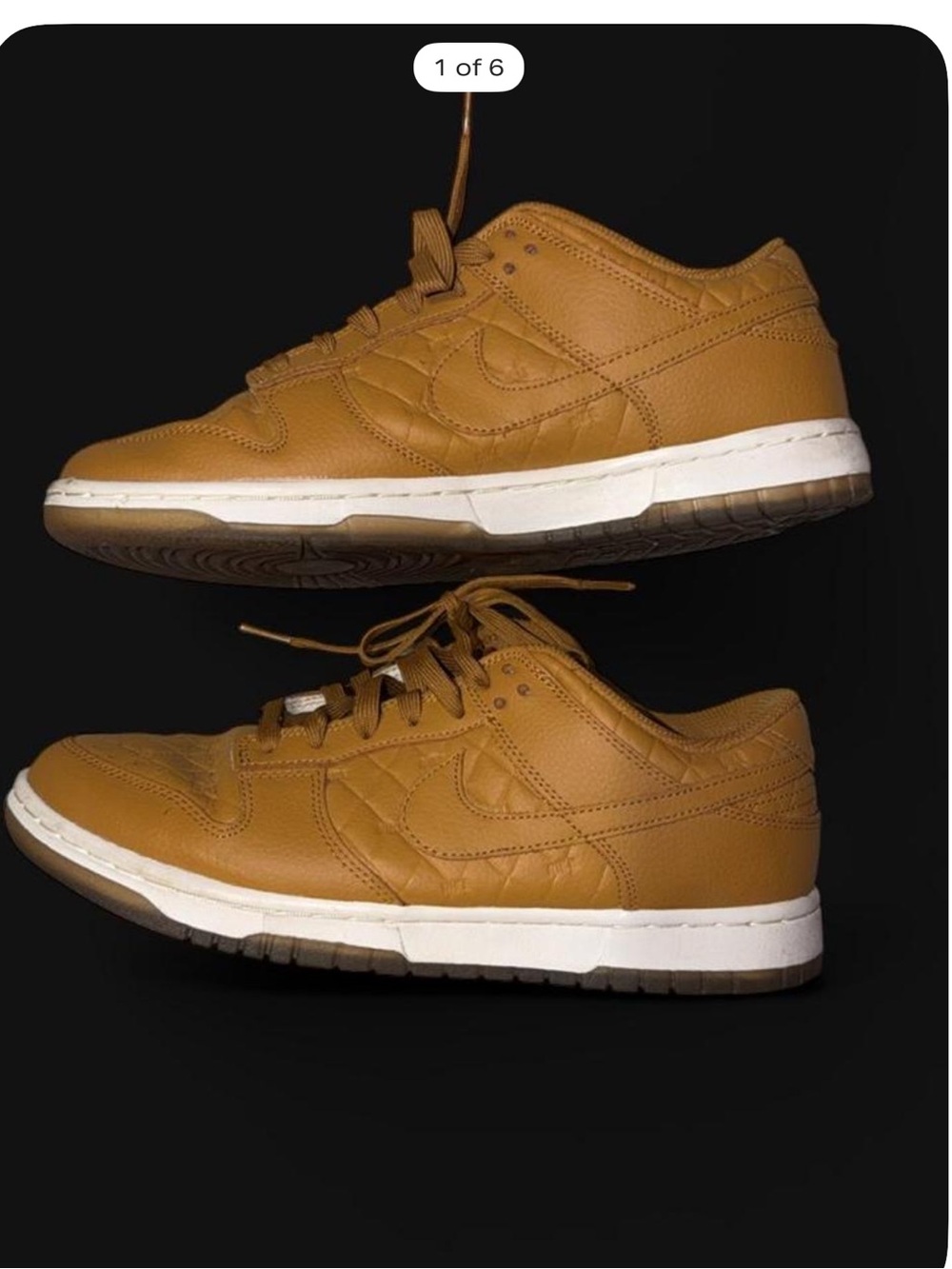 Nike Men’s Low-Top Sneakers in Caramel Brown